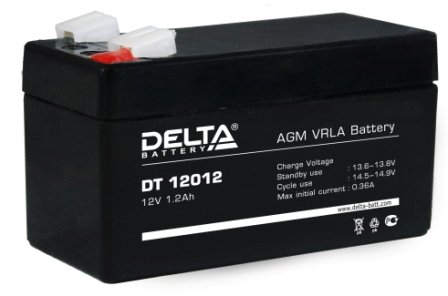 DT 12012 - аккумулятор Delta DT 1.2ah 12V  